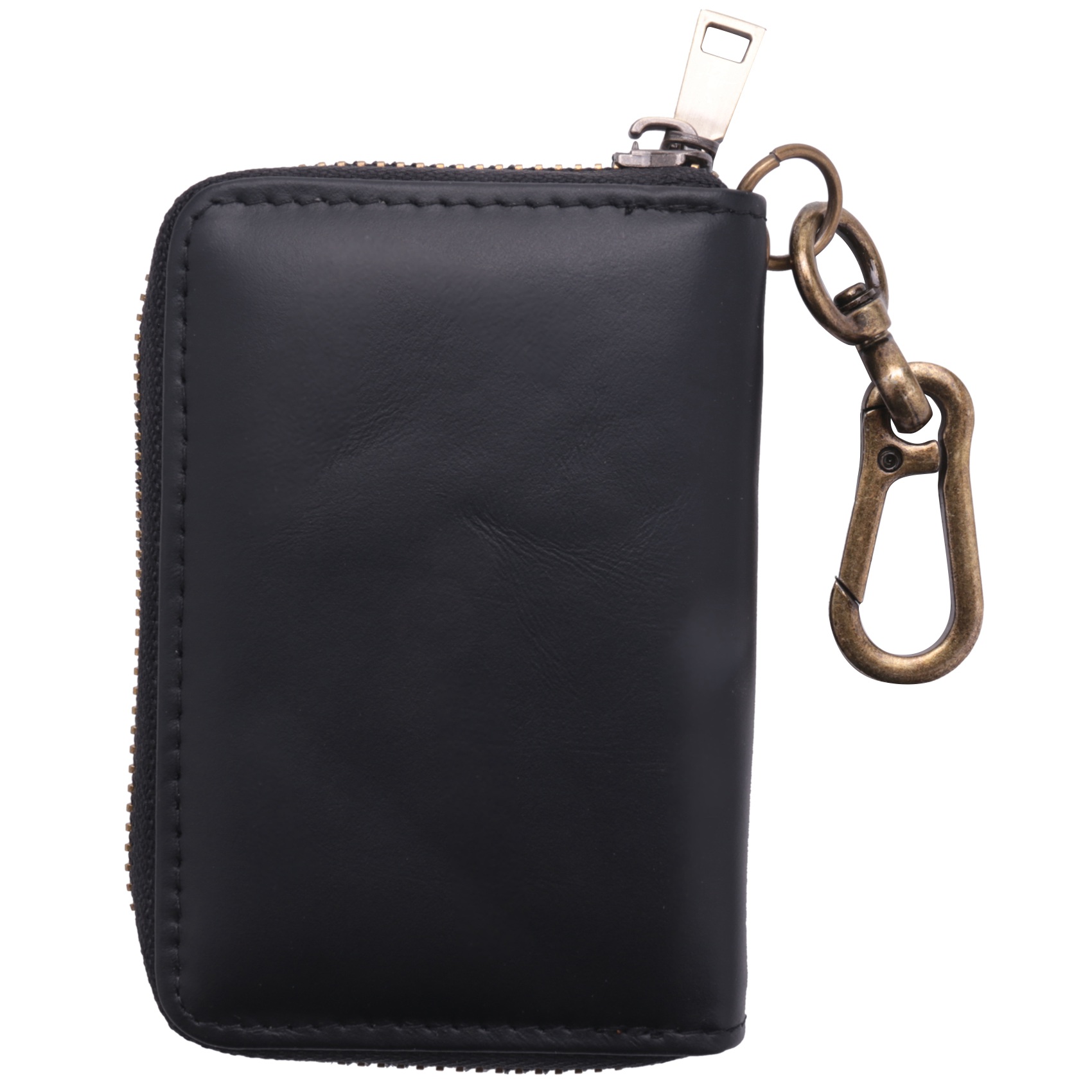 Leather Card Wallet - ABQR 가죽 남녀공용 키 지갑 유니섹스