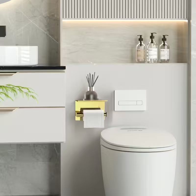 고급스러운 골드 화장지 홀더 (휴대폰 거치대 포함) - - Luxury Lifestyle Wallpaper 리뷰 및 가격