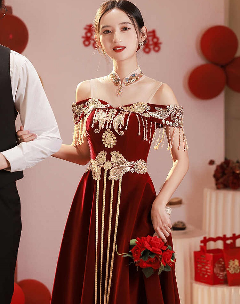중국식 토스트 드레스 신부의 치파오 작은 체형에도 일상 - Luxury Lifestyle Dress 리뷰 및 가격