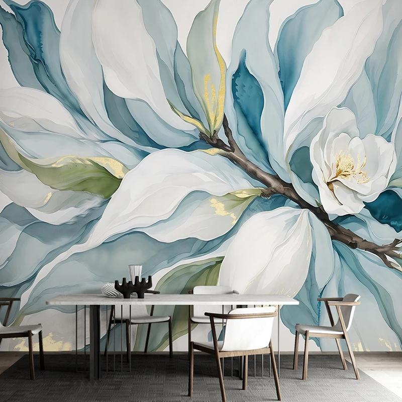 맞춤형 모든 크기 3D 벽지 북유럽풍 고급 수작업 식물 - Luxury Lifestyle Wallpaper 리뷰 및 가격