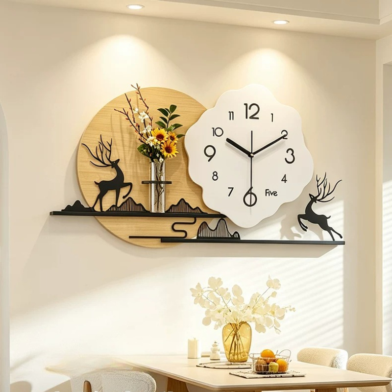 중국풍 거실 벽시계, 세련된 디자인, 현대적인 스타일, - Luxury Lifestyle Fashion 리뷰 및 가격