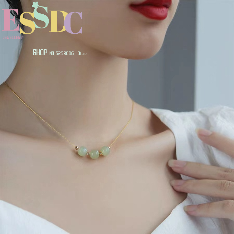 삼생삼세계 전사 비드 목걸이 천연 호탄 옥 펜던트 심플 - Luxury Lifestyle Niche 리뷰 및 가격