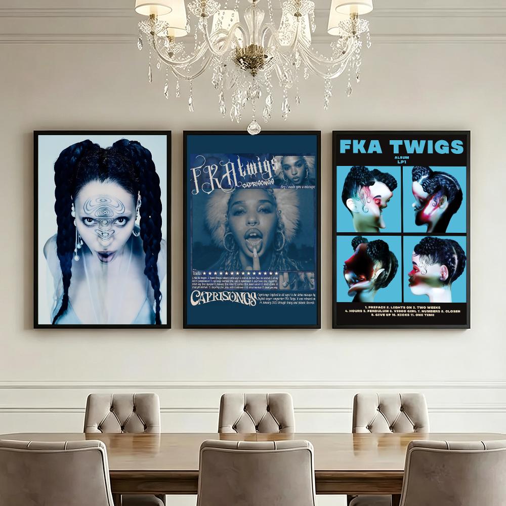 FKA 트위그스 음악 포스터 HD 포스터 고급스러운 럭 - Luxury Lifestyle Wallpaper 리뷰 및 가격