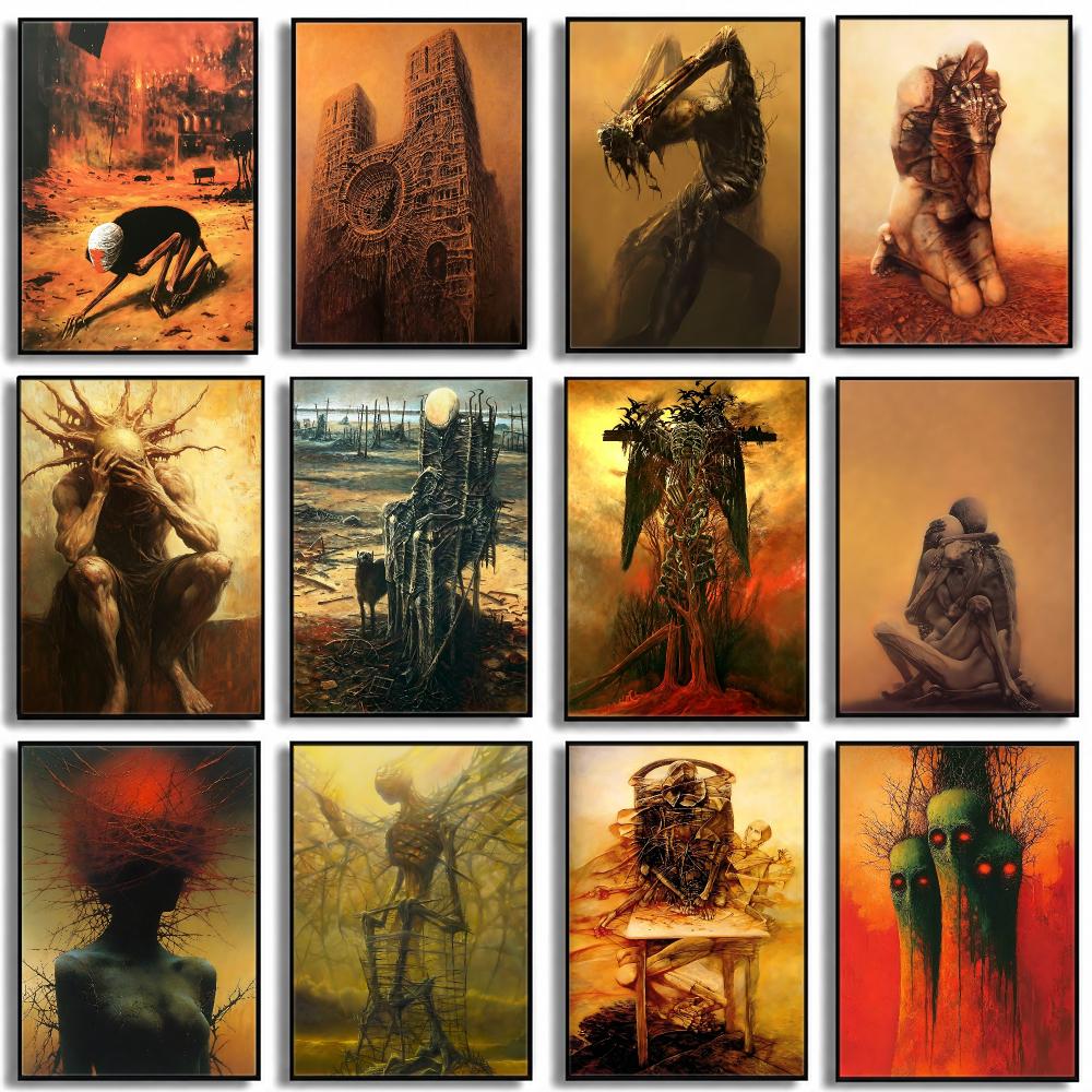 배우 Zdzislaw Beksinski 포스터 HD 포 - Luxury Lifestyle Wallpaper 리뷰 및 가격